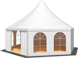 PARTY TENT HOLIDAY HEXAGONAL 4m - 10m